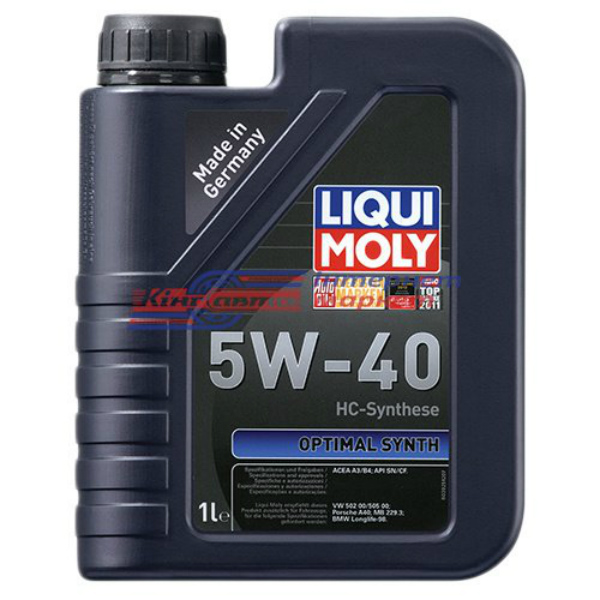 Моторное масло Liqui Moly Optimal Synth 5w40, 3925 синтетическое (1л)